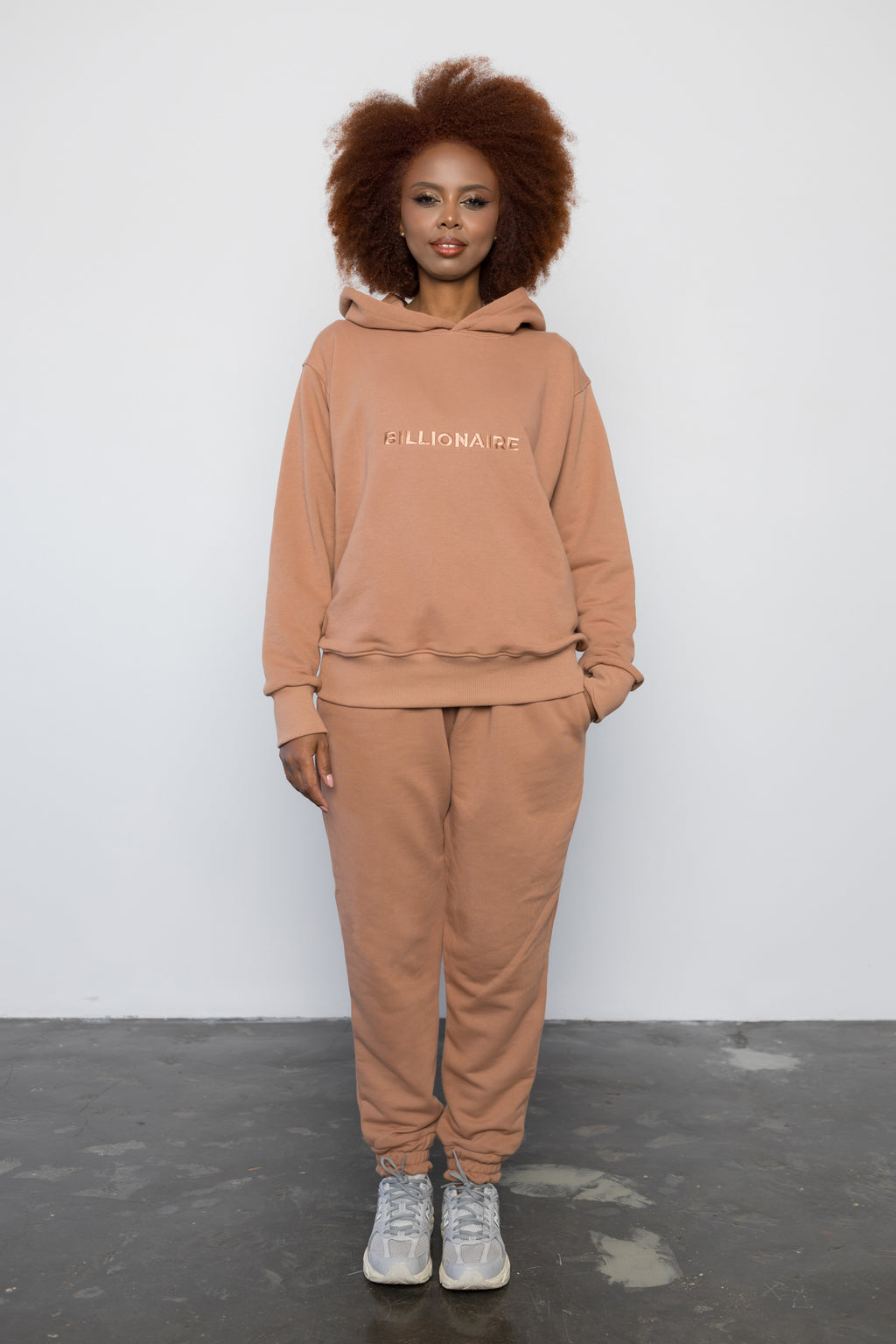 Compleu ROSE din bumbac cu broderie oversized - BILLIONAIRE