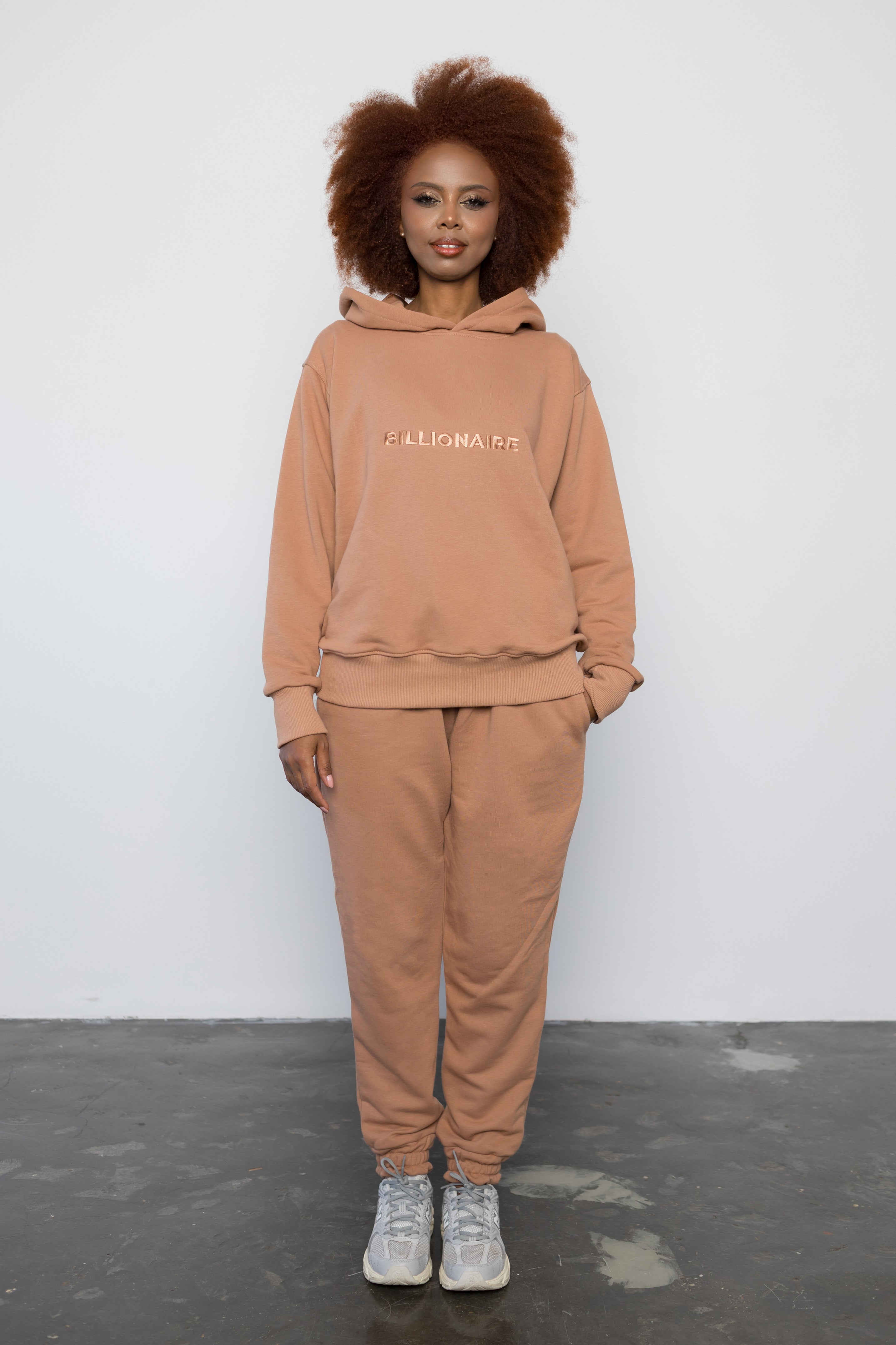 Compleu ROSE din bumbac cu broderie oversized - BILLIONAIRE