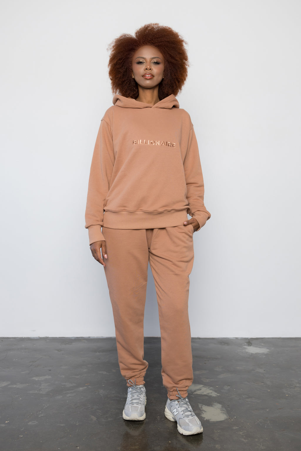 Compleu ROSE din bumbac cu broderie oversized - BILLIONAIRE