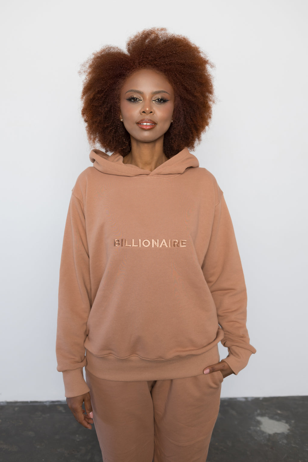 Compleu ROSE din bumbac cu broderie oversized - BILLIONAIRE