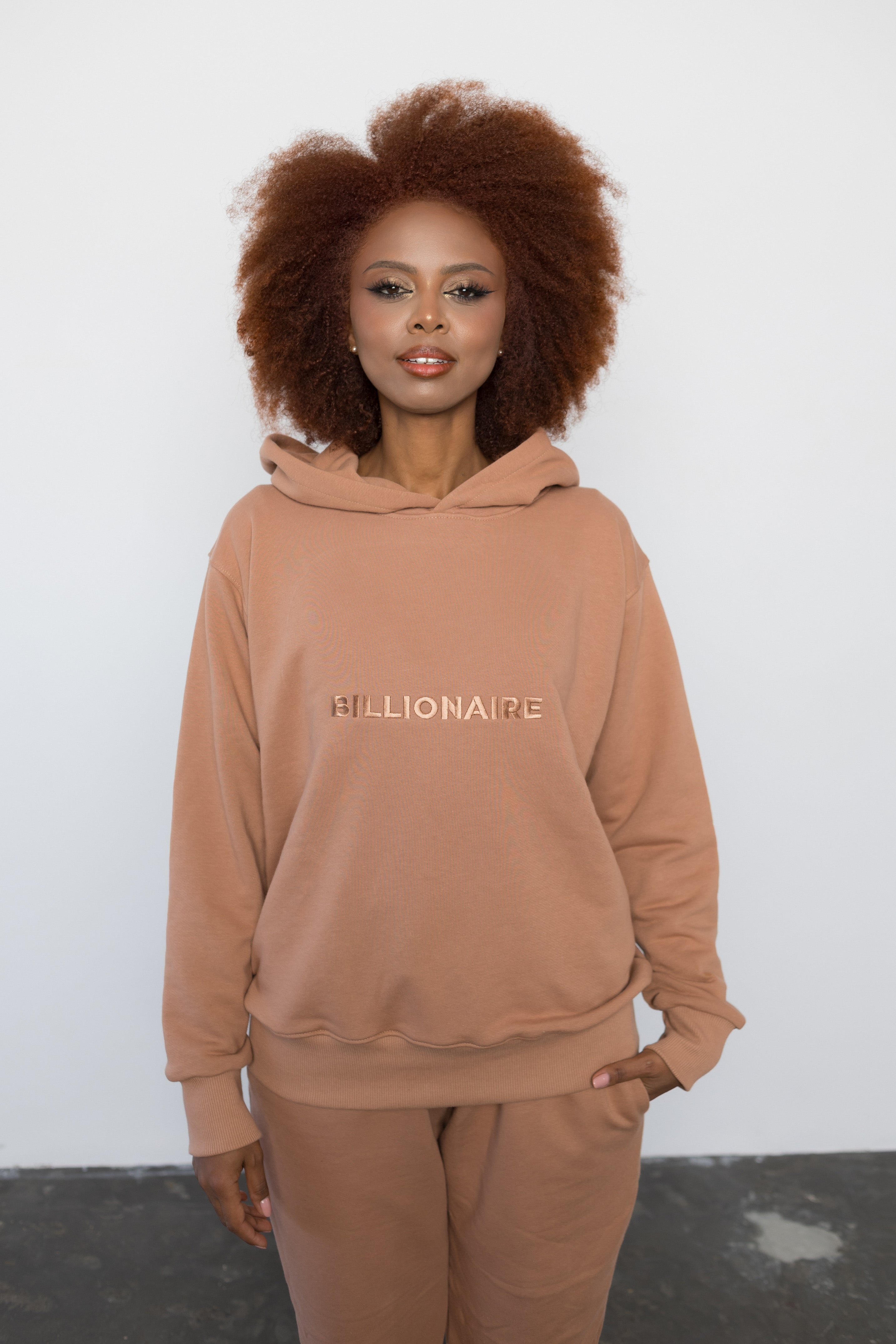 Compleu ROSE din bumbac cu broderie oversized - BILLIONAIRE