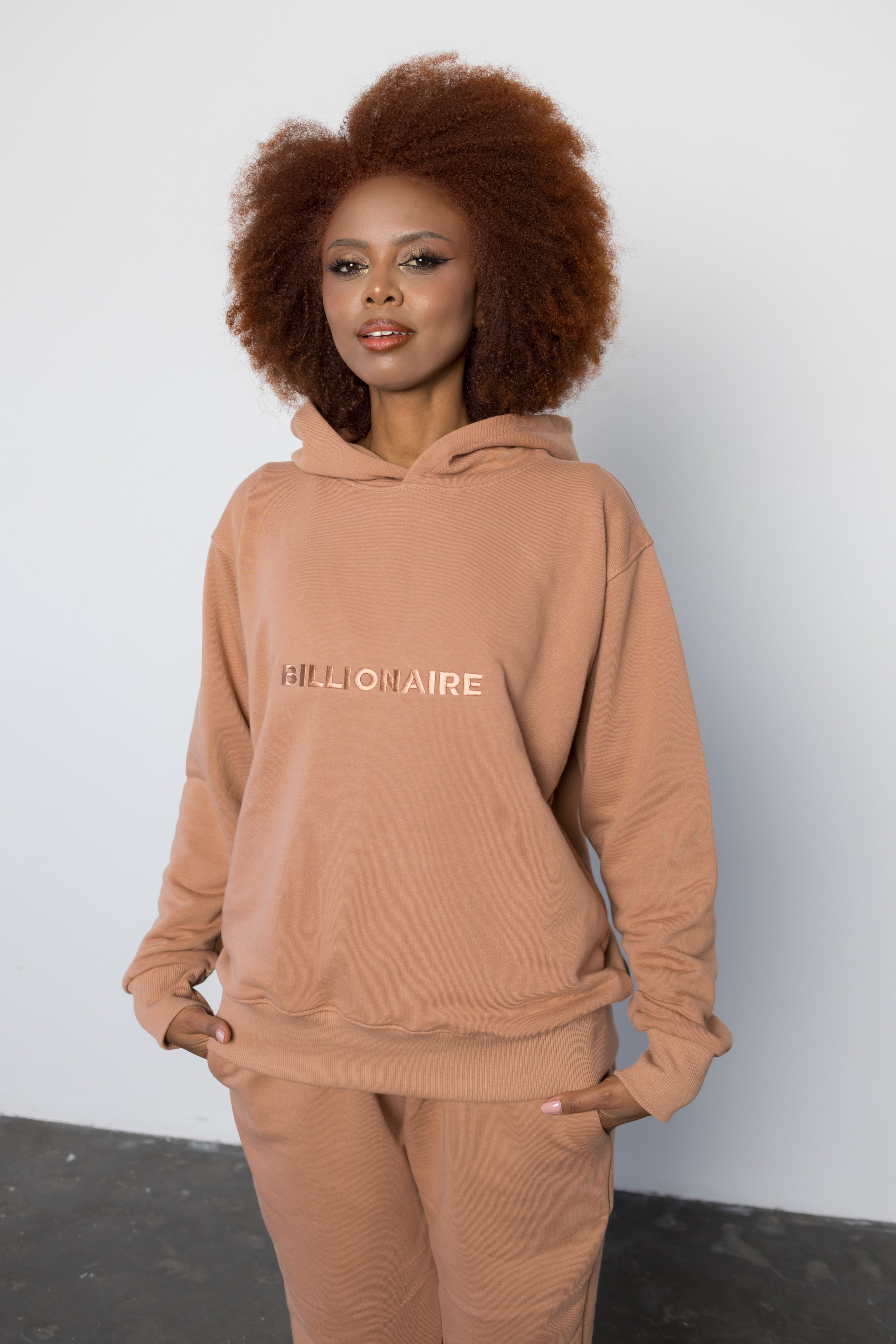 Compleu ROSE din bumbac cu broderie oversized - BILLIONAIRE